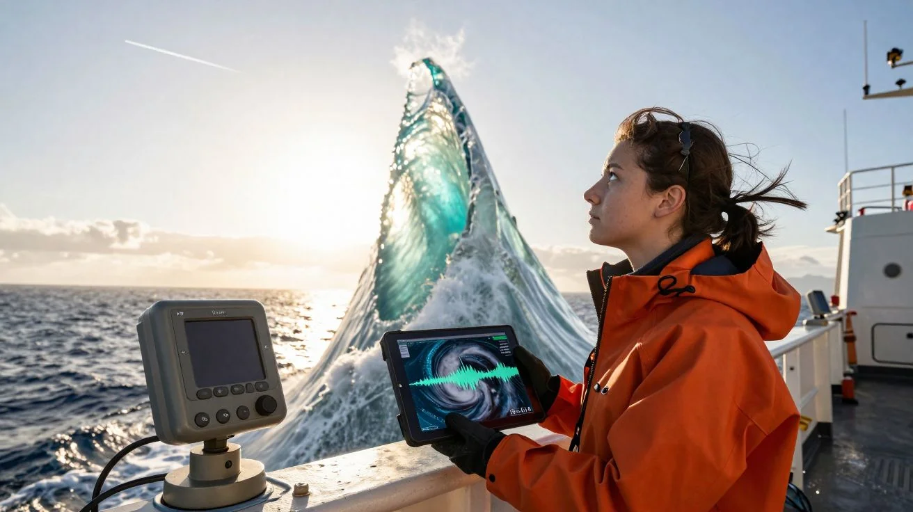 Satelliten haben enorme 35 Meter hohe Wellen entdeckt, die mit einer unerklärten seismischen Aktivität auf dem Meeresboden in Verbindung stehen